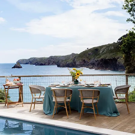 Wishome-Villa En Cala Salvaje Con Aguas Turquesas, Piscina Climatizada Privada Villa Pechón