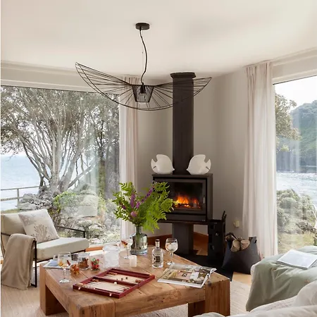Wishome - Exclusiva Con Piscina Al Borde Del Mar Con Vistas De Pelicula * Pechon